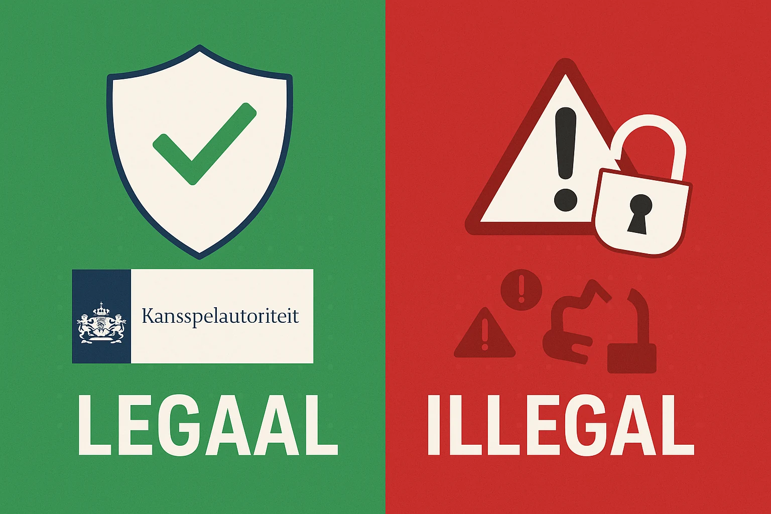 Vergelijking legale en illegale bookmakers met KSA vergunning veiligheid