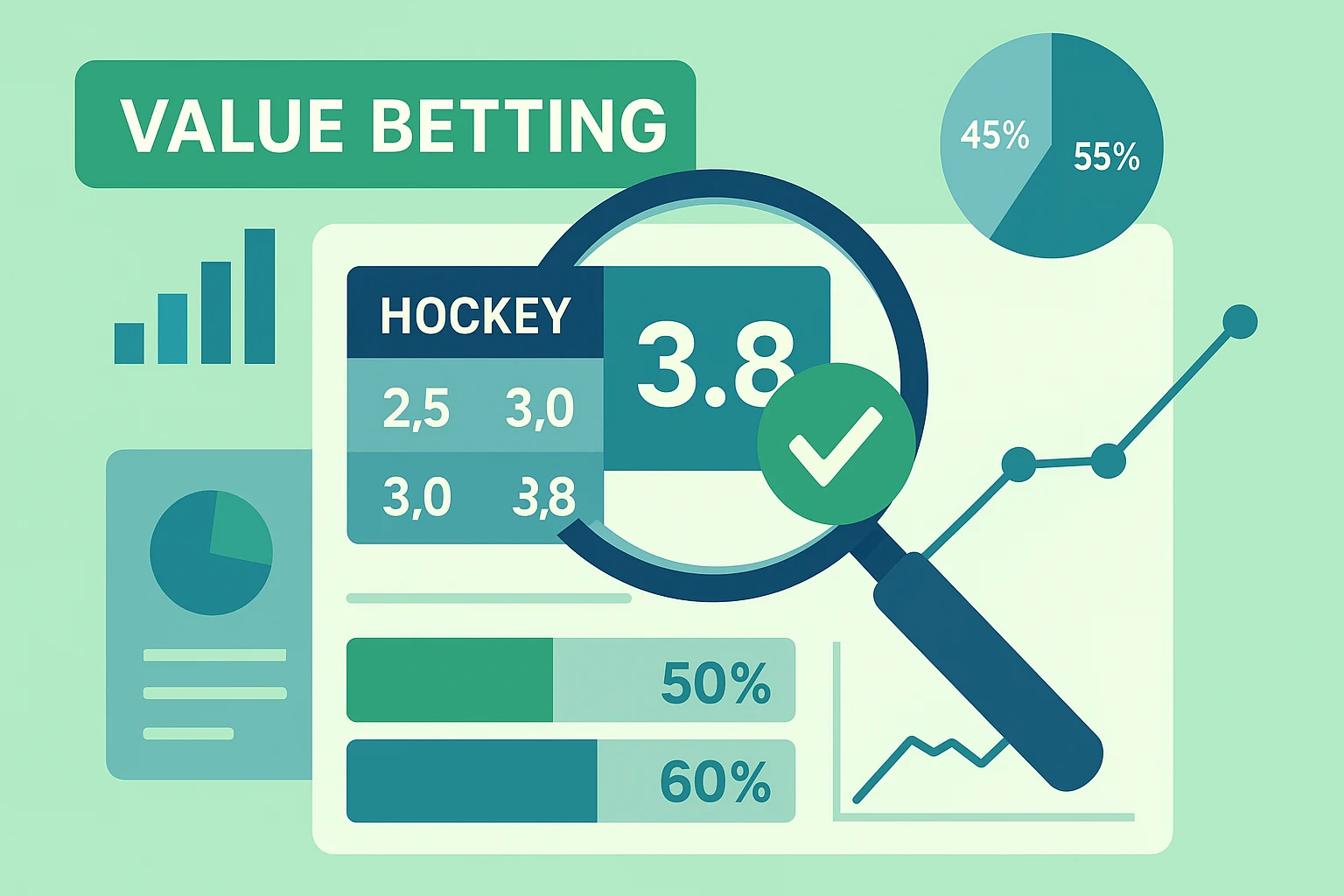 Value betting strategie voor hockey weddenschappen met kansberekening